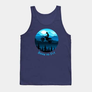 Born to Fly Motocross Tank Top